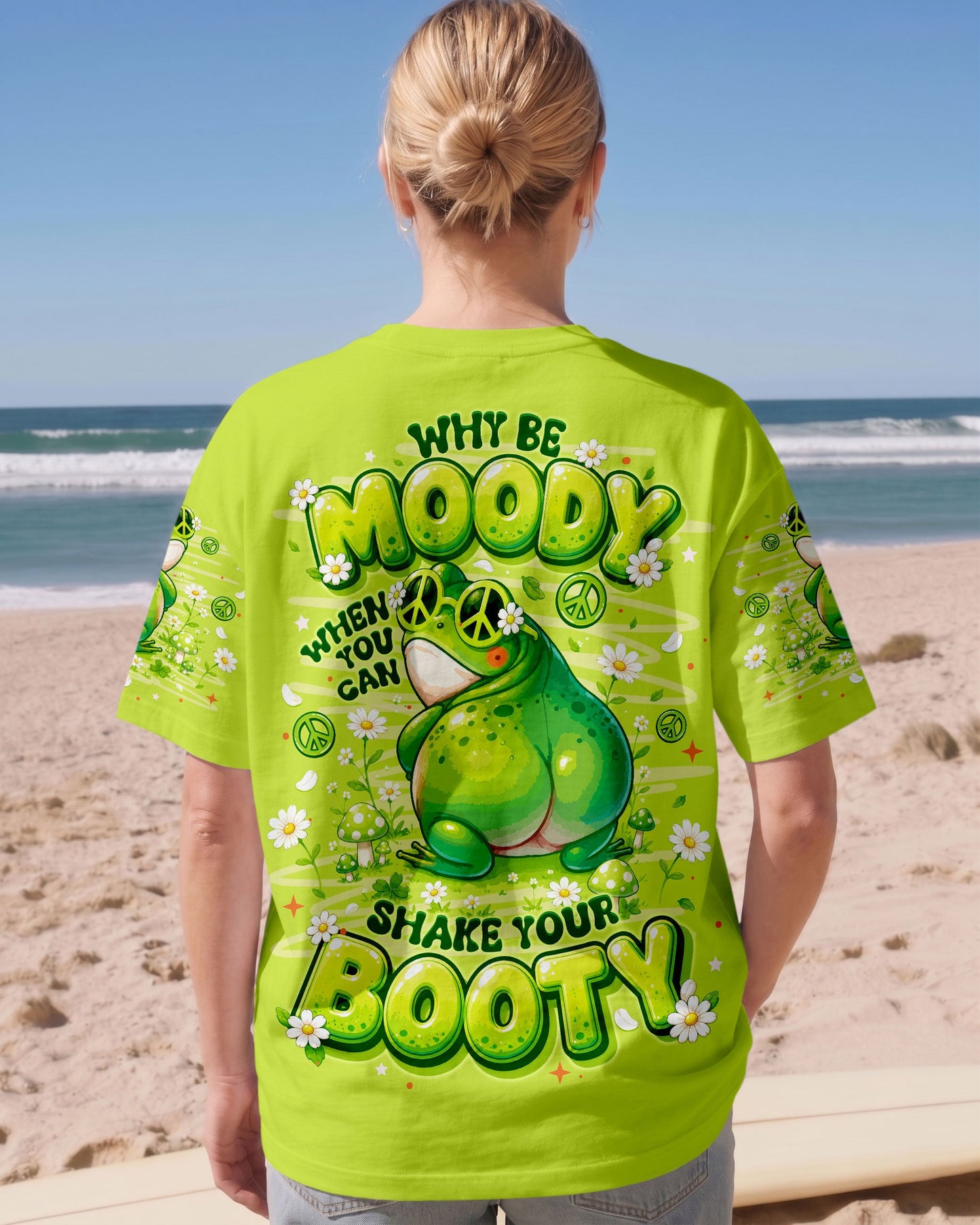 WHY BE MOODY FROG ALL OVER PRINT - TLNO2905261