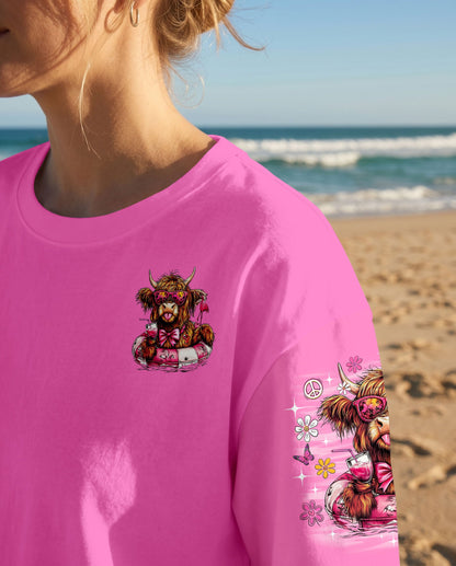 I WAS SIMPLY BORN TO DILLY DALLY COW  ALL OVER PRINT - TLNO1605262