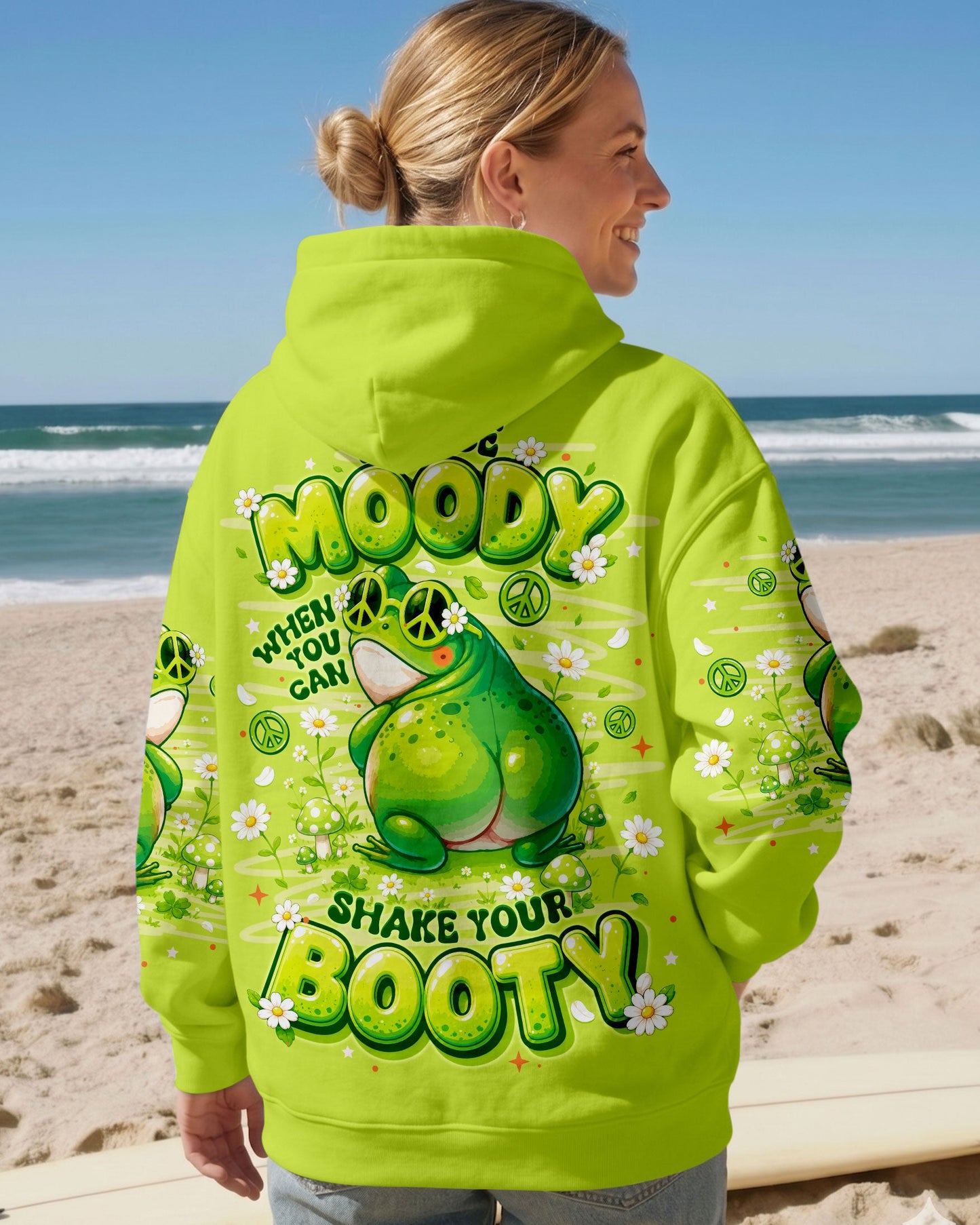 WHY BE MOODY FROG ALL OVER PRINT - TLNO2905261