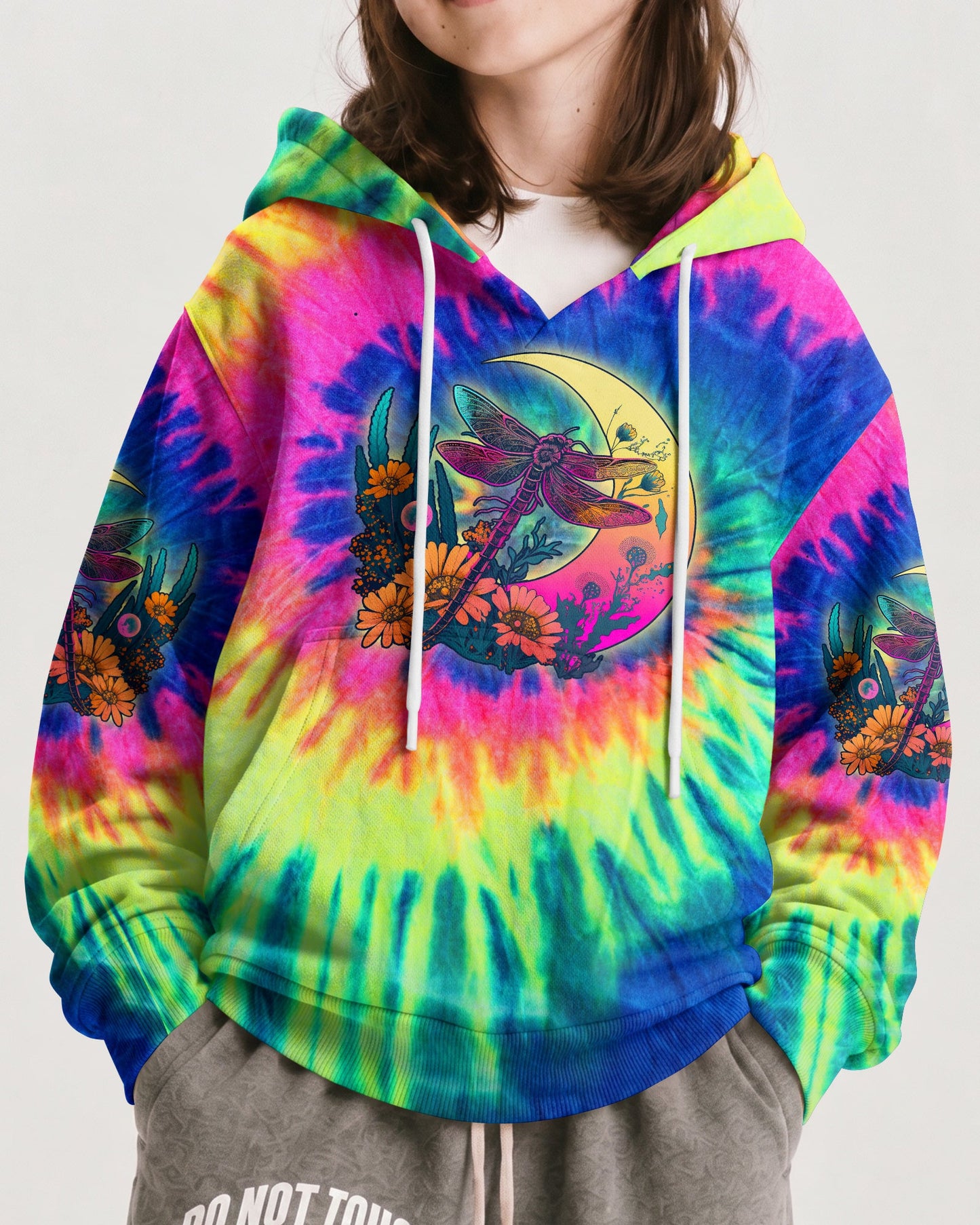 STAY WILD MOON CHILD DRAGONFLY TIE DYE KIDS ALL OVER PRINT - TLNO1812235
