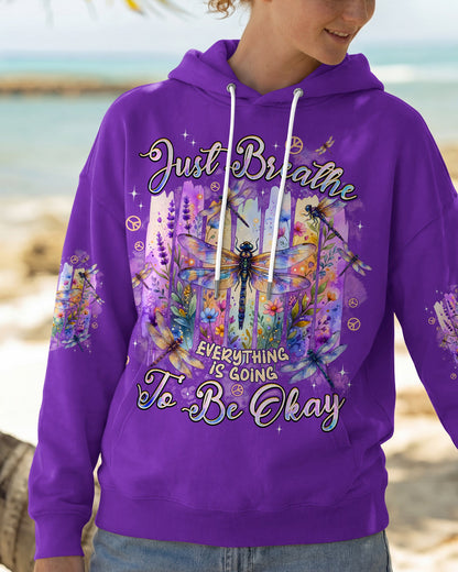 JUST BREATHE DRAGONFLY ALL OVER PRINT - TYPQ0406261