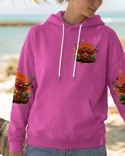 APPARENTLY I HAVE AN ATTITUDE WHO KNEW COW ALL OVER PRINT - TLHN1004261