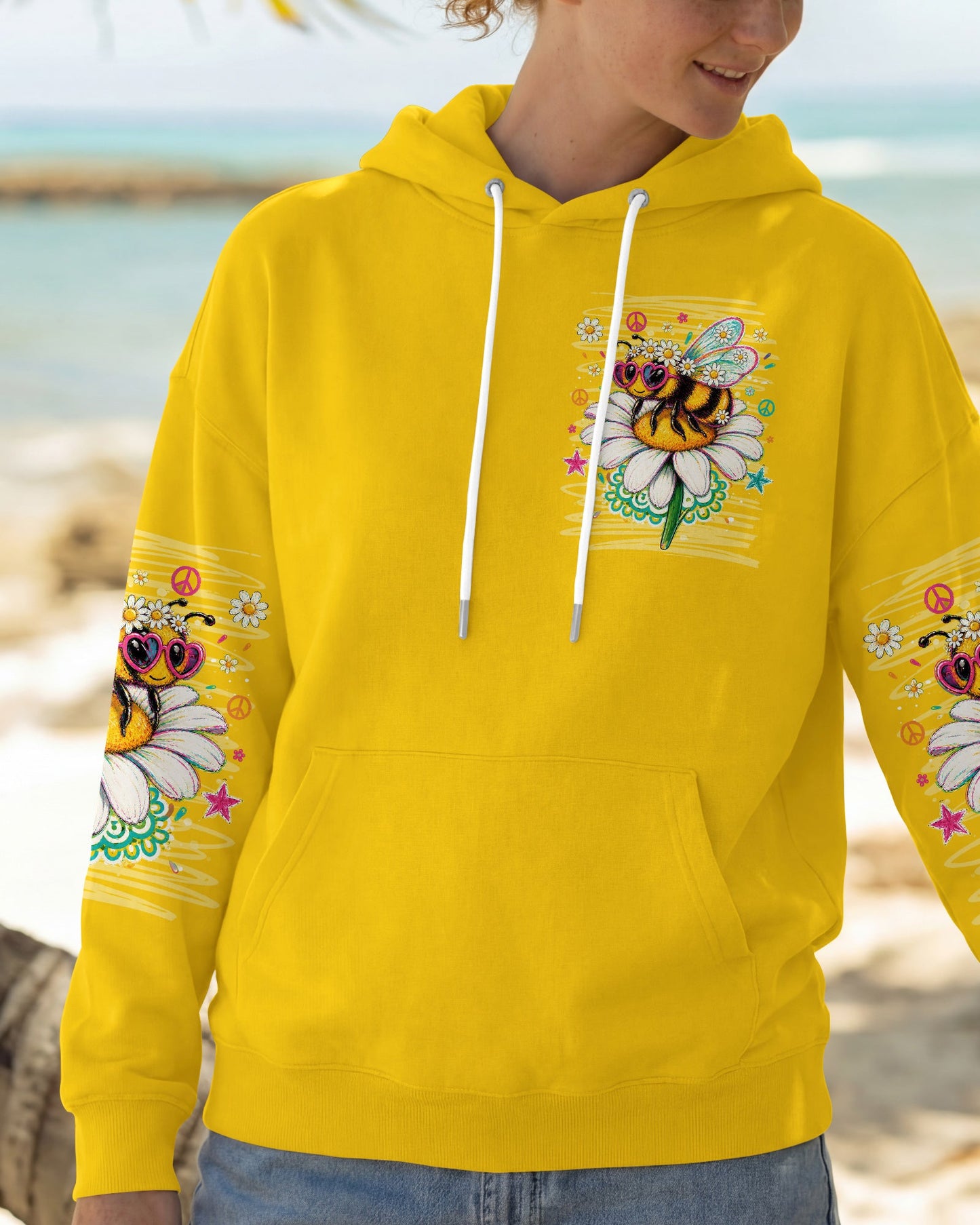 BEE KIND DAISIES ALL OVER PRINT  - TLNT0805263