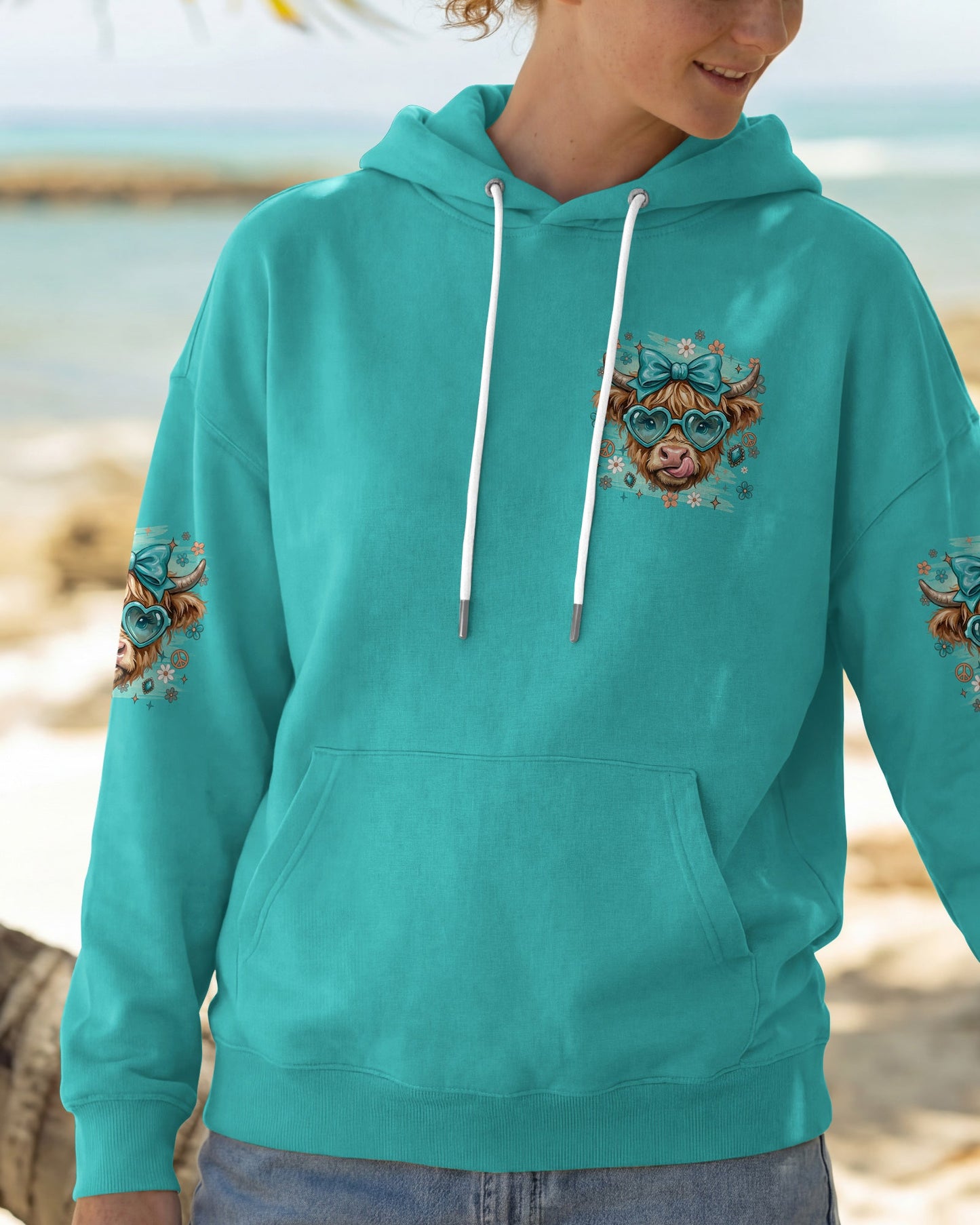 ALL THE GOOD ONES ARE A LITTLE CRAZY COW ALL OVER PRINT - TYLN1004261
