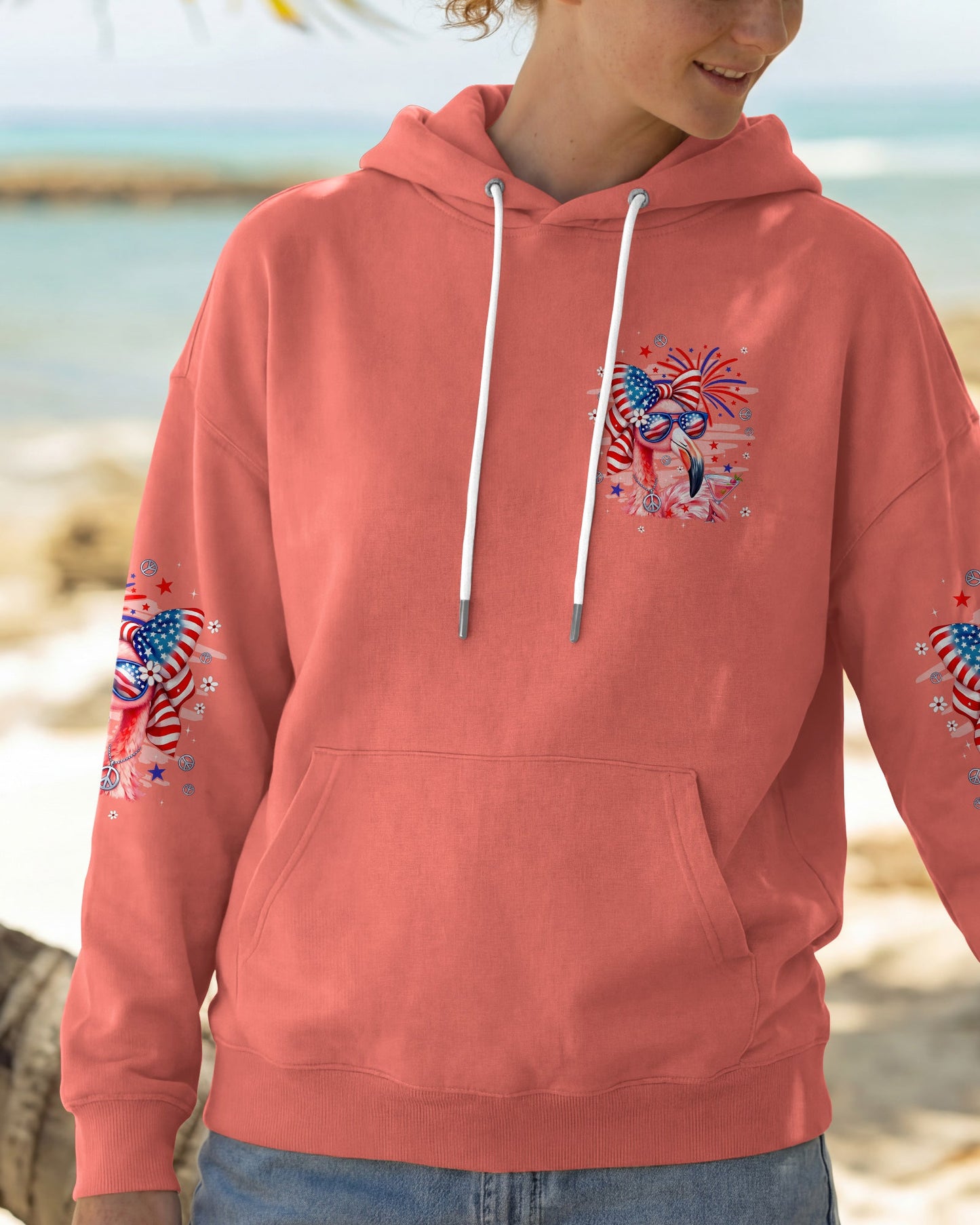 I'M NOT DRUNK I'M JUST FANCY FLAMINGO ALL OVER PRINT - TYPQ2104262