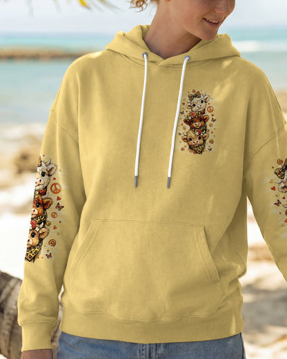 GOOD TIMES CRAZY FRIEND COW ALL OVER PRINT - TLNO1006261