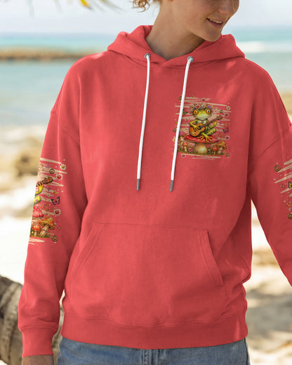 WHISPER WORDS OF WISDOM LET IT BE FROG ALL OVER PRINT  - TLHN0107264