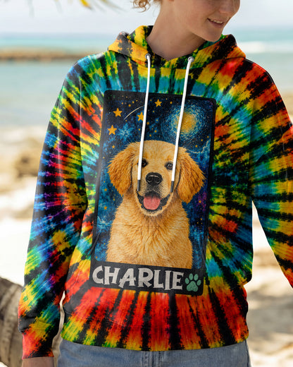 CUSTOM PET PORTRAIT GALAXY SWIRL ALL OVER PRINT - KMTM2306261