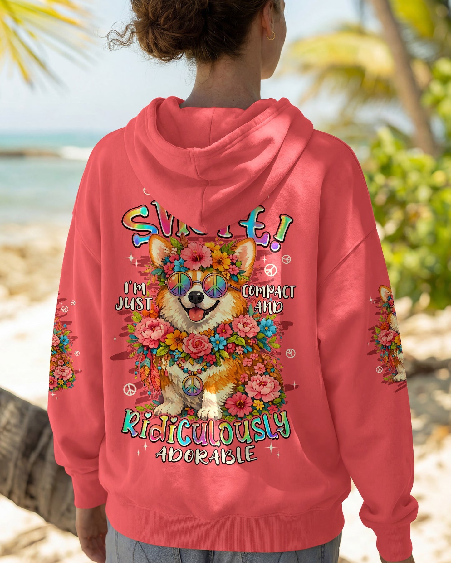 I'M NOT SHORT CORGI DOG ALL OVER PRINT - TYPQ1805262