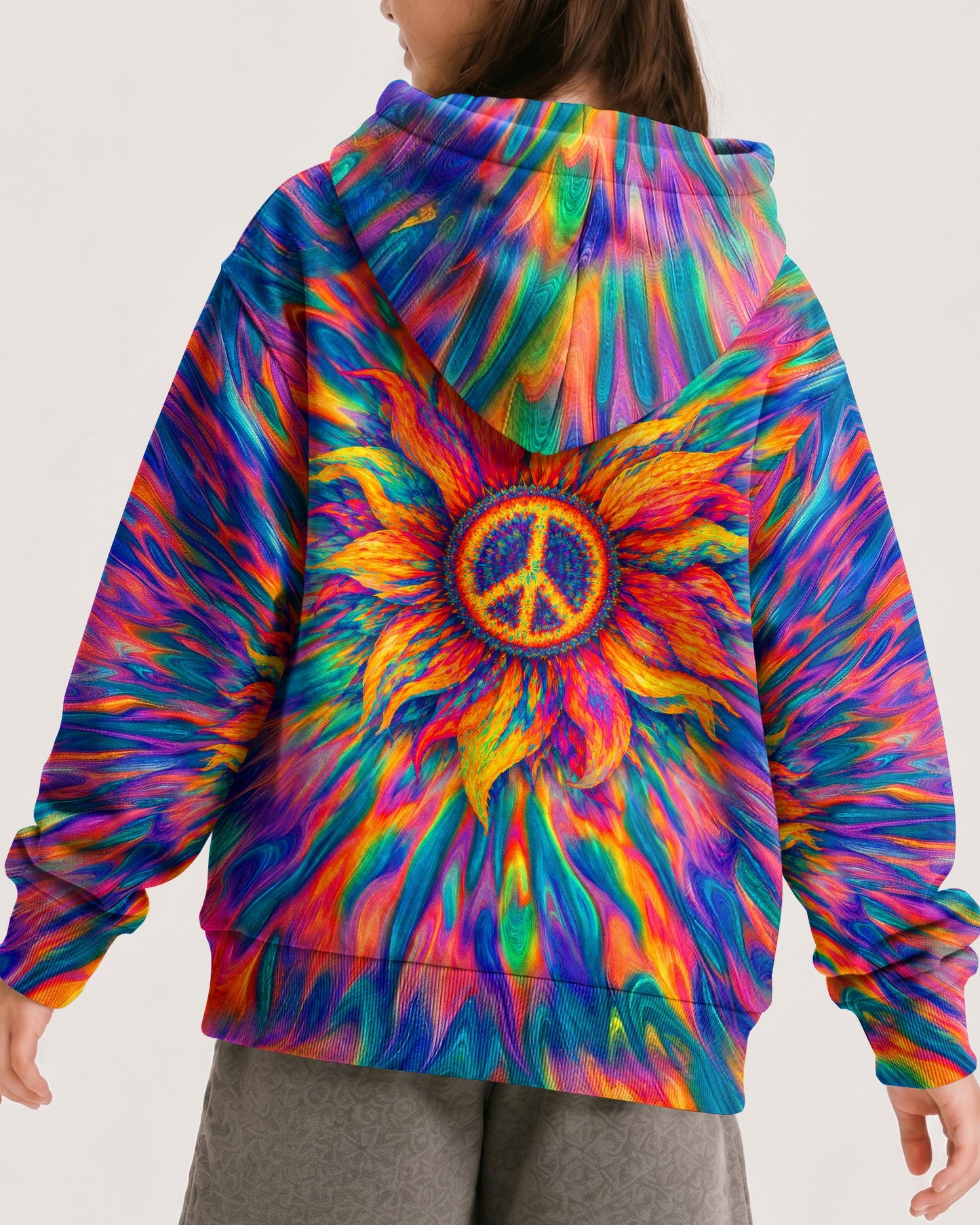 SUNFLOWER PEACE BURST KIDS SHIRT  - TLTW2906266