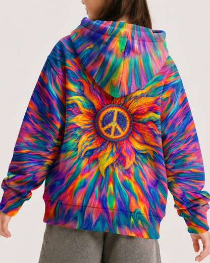SUNFLOWER PEACE BURST KIDS SHIRT  - TLTW2906266