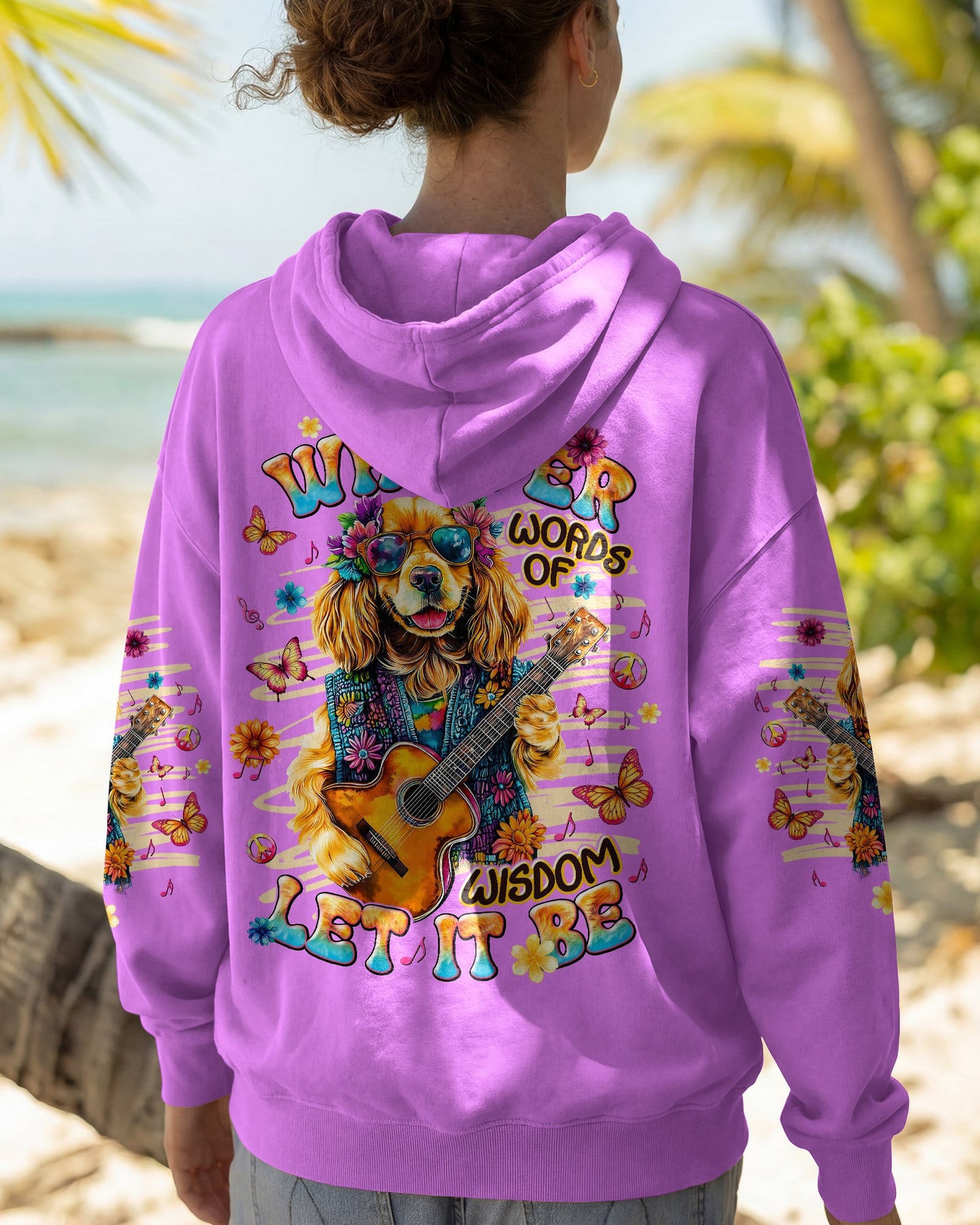 WHISPER WORDS OF WISDOM LET IT BE COCKER SPANIEL DOG ALL OVER PRINT  - TLNT2105263