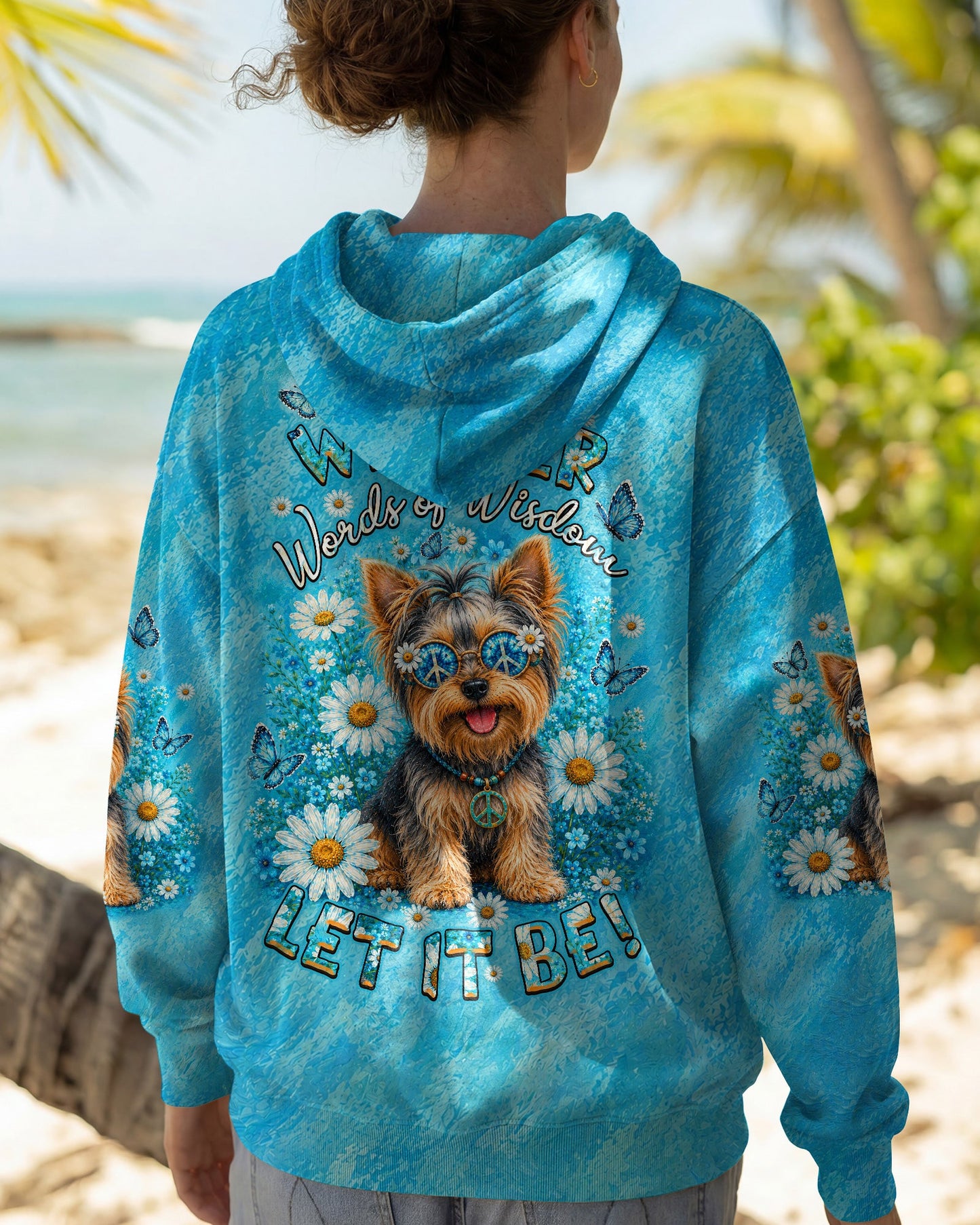 WHISPER WORDS OF WISDOM LET IT BE YORKIE DOG  ALL OVER PRINT - TLHN1405261