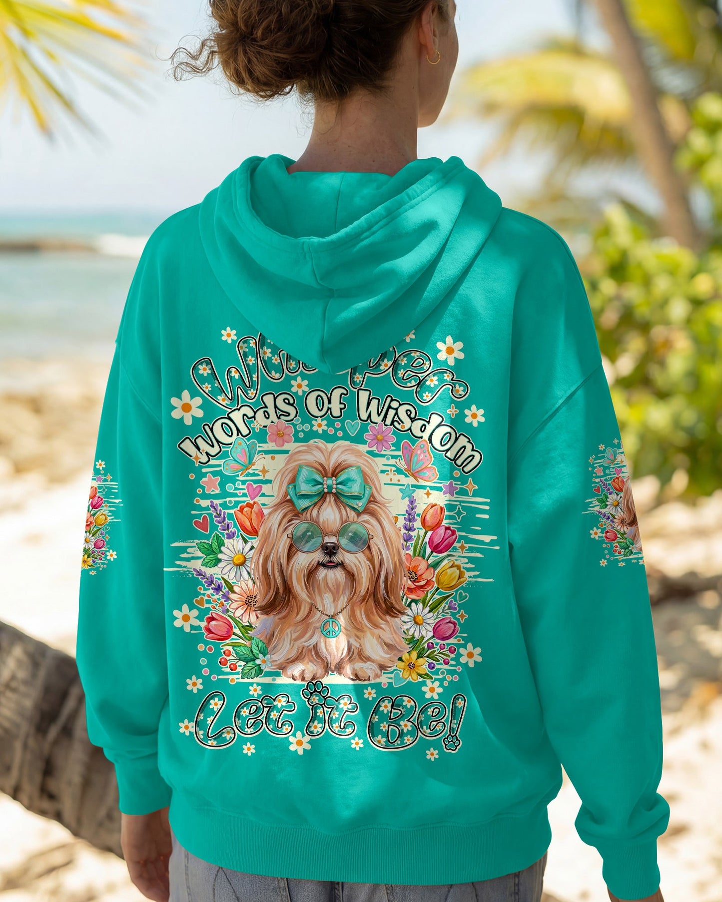 WHISPER WORDS OF WISDOM LET IT BE SHIH TZU DOG ALL OVER PRINT - TY1905261
