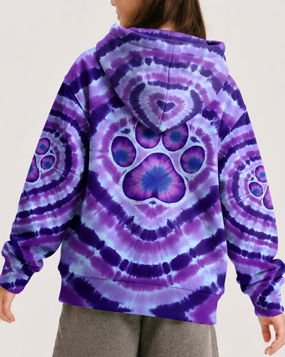 PAW PRINT PURPLE KIDS ALL OVER PRINT - TYQY1106263