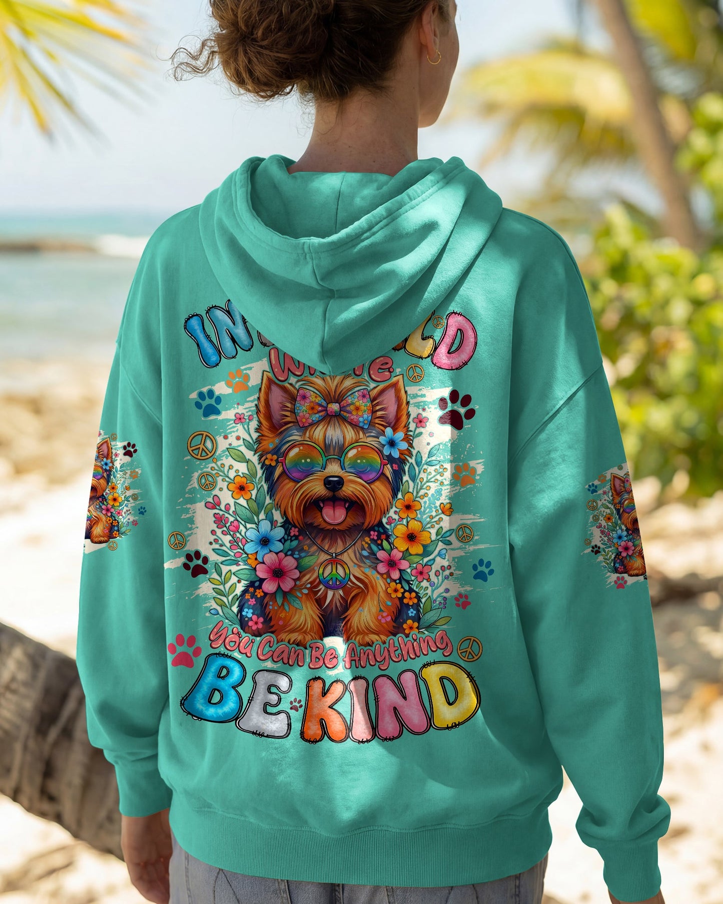 BE KIND YORKSHIRE TERRIER DOG ALL OVER PRINT - TYQY1405261