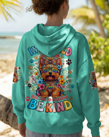 BE KIND YORKSHIRE TERRIER DOG ALL OVER PRINT - TYQY1405261