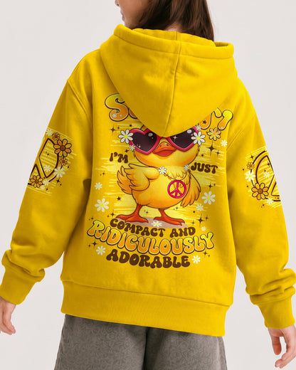 I'M NOT SHORT DUCK HIPPIE KIDS ALL OVER PRINT - TYPQ1206262