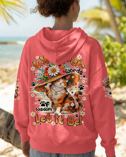 WHISPER WORDS OF WISDOM LET IT BE CAT ALL OVER PRINT - TY1105261