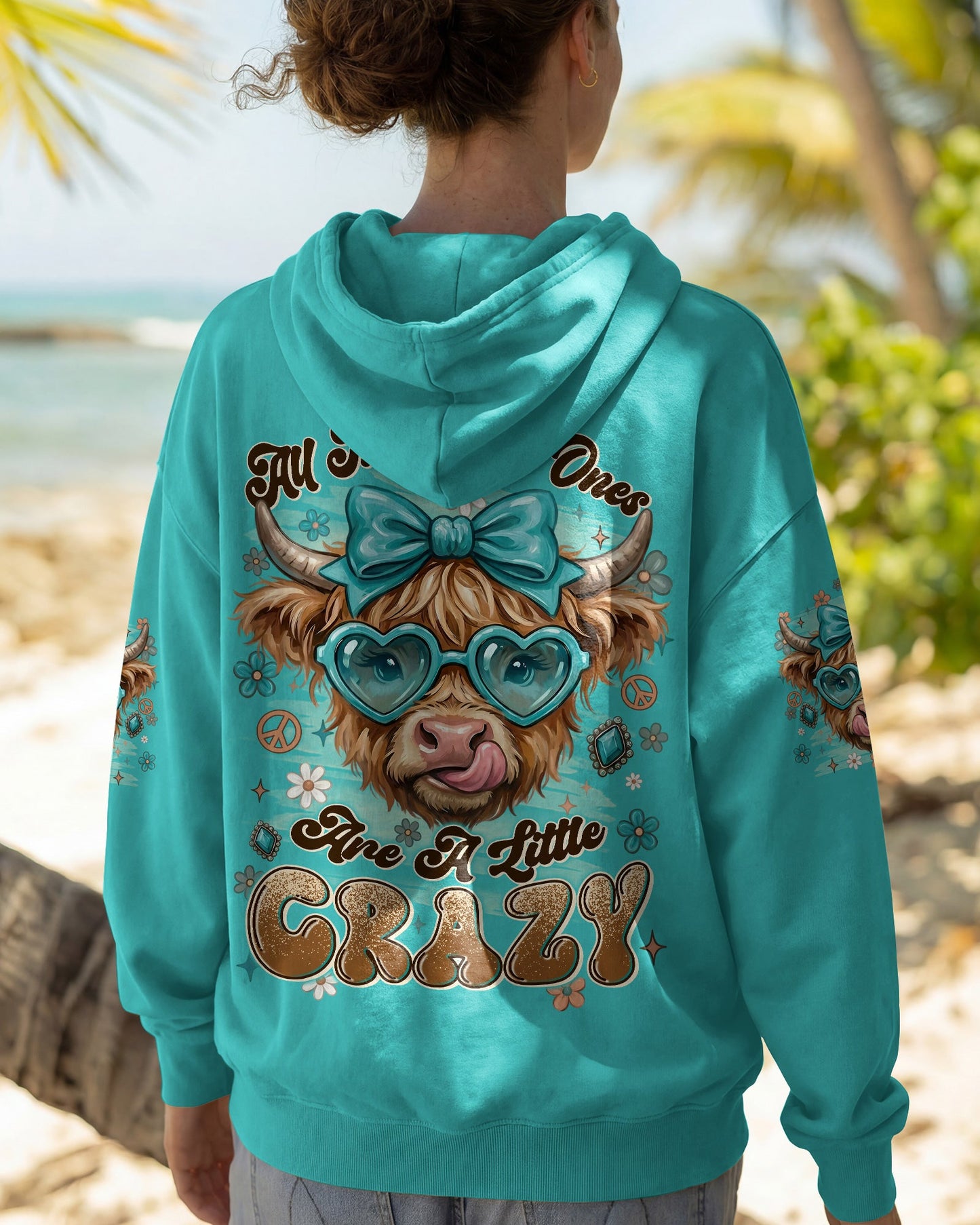 ALL THE GOOD ONES ARE A LITTLE CRAZY COW ALL OVER PRINT - TYLN1004261