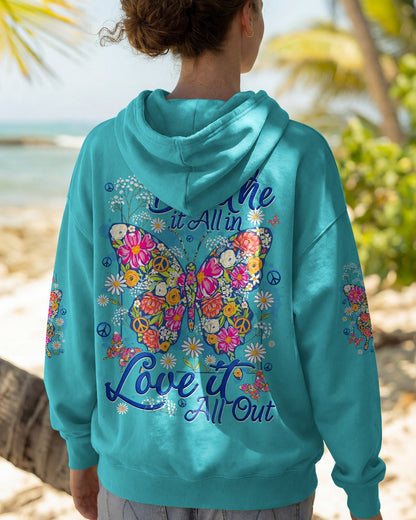 BREATHE IT ALL IN BUTTERFLY ALL OVER PRINT - TYQY1906261