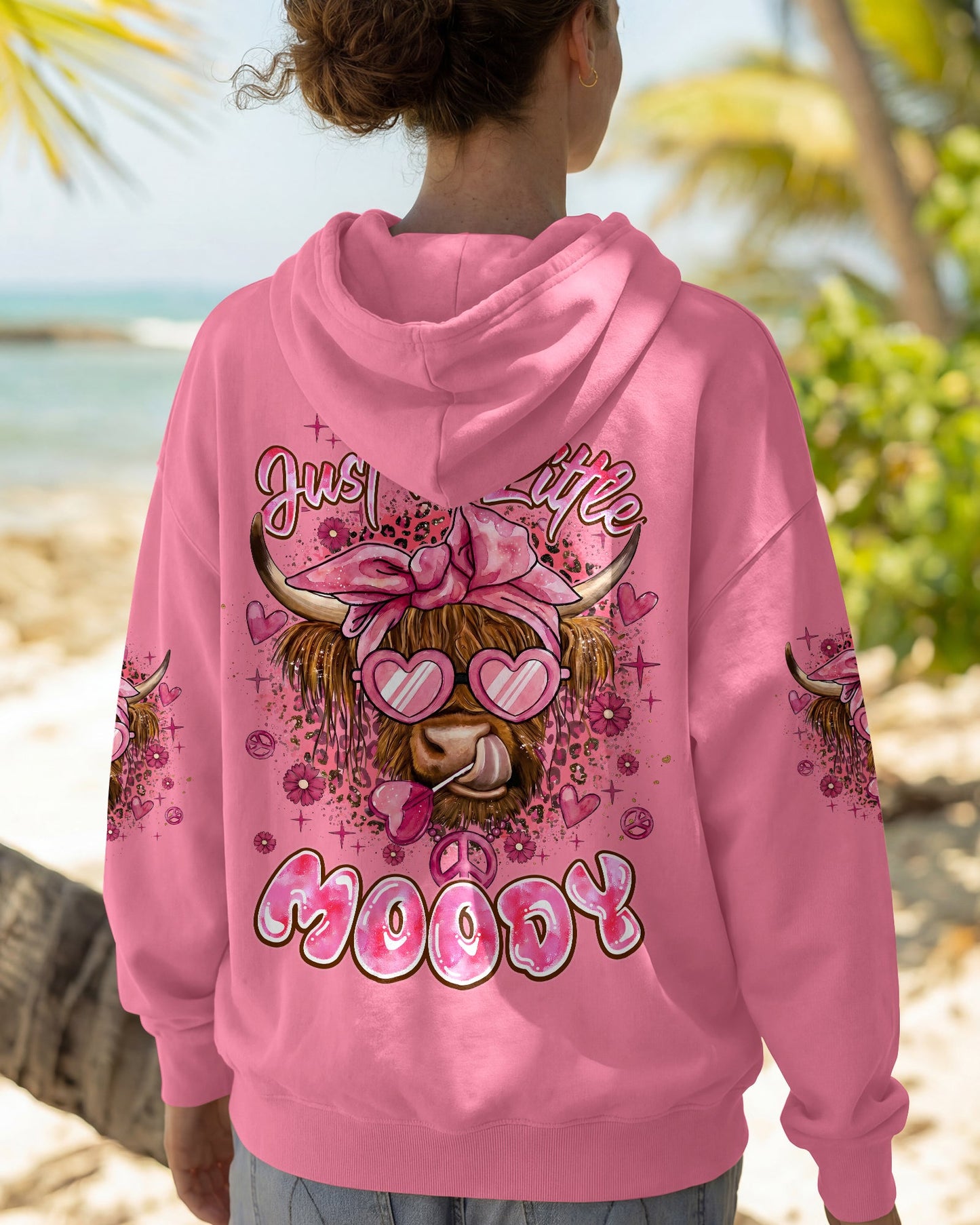JUST A LITTLE MOODY COW ALL OVER PRINT - TYPQ0505262