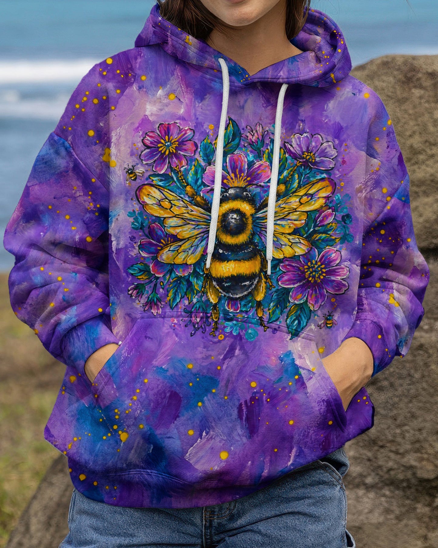 WHISPER WORDS OF WISDOM LET IT BE BEE  ALL OVER PRINT  - TLNO2304261