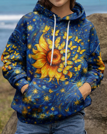 WHISPER WORDS OF WISDOM LET IT BE BUTTERFLY SUNFLOWER  ALL OVER PRINT - TLHN0704261