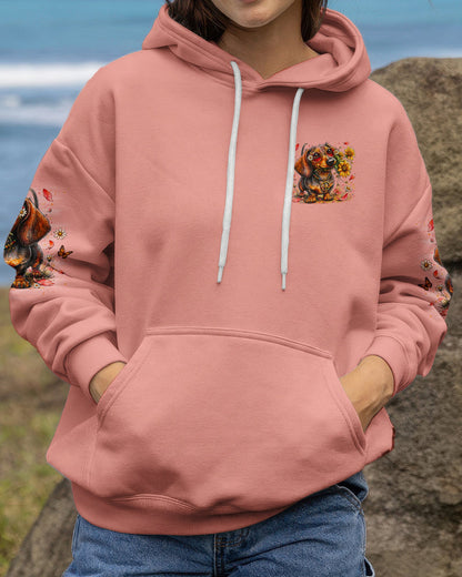 LOVE IS IN THE AIR DACHSHUND DOG ALL OVER PRINT   - TLNO0405261