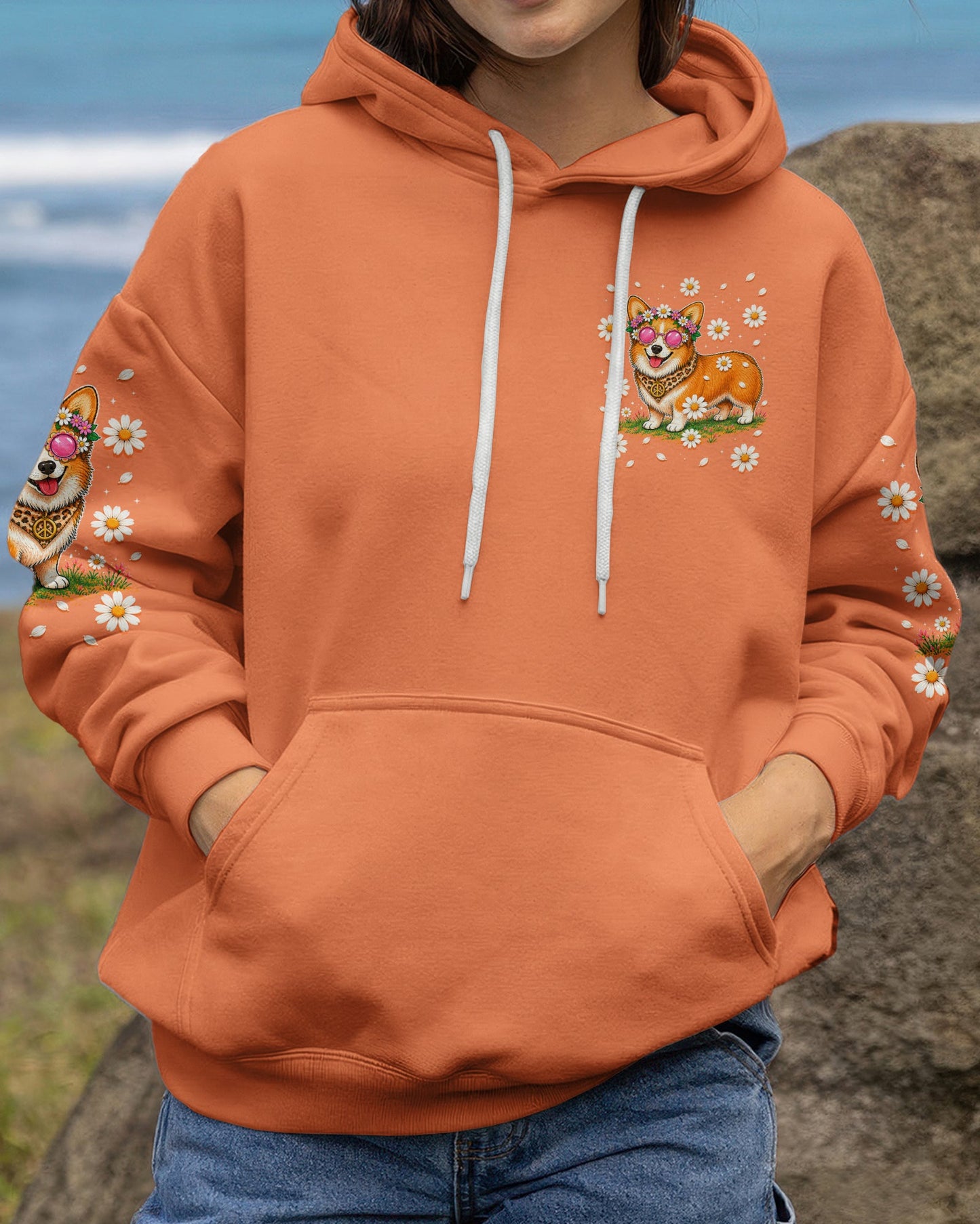 SHORT AND SASSY CORGI DOG ALL OVER PRINT - TLNT0906263