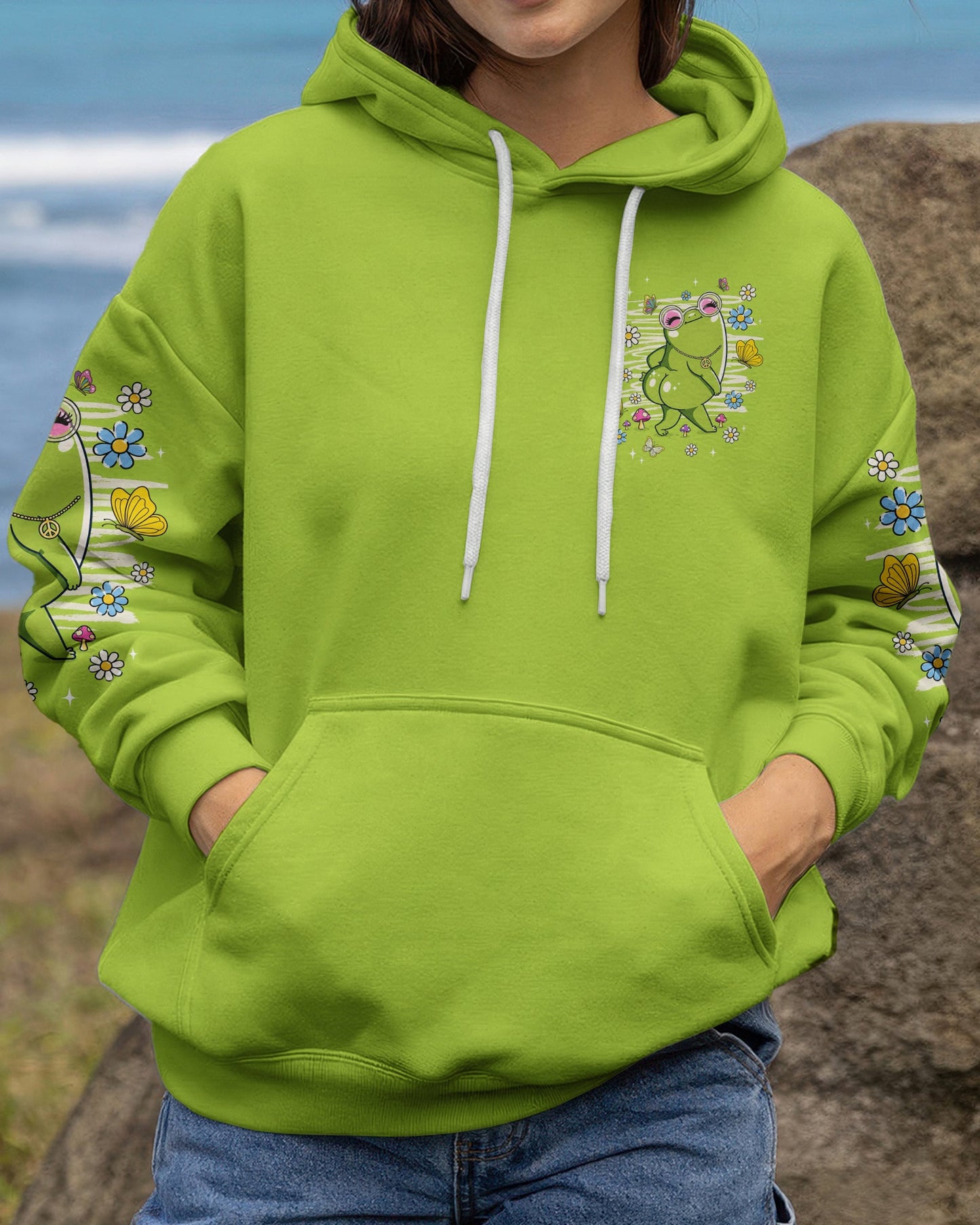 WHY BE MOODY FROG ALL OVER PRINT - TLNT1206263