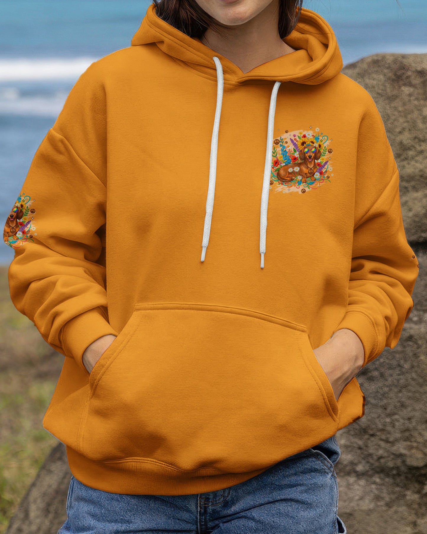 IN A WORLD WHERE YOU CAN BE ANYTHING BE KIND DACHSHUND ALL OVER PRINT - TYQY1104261