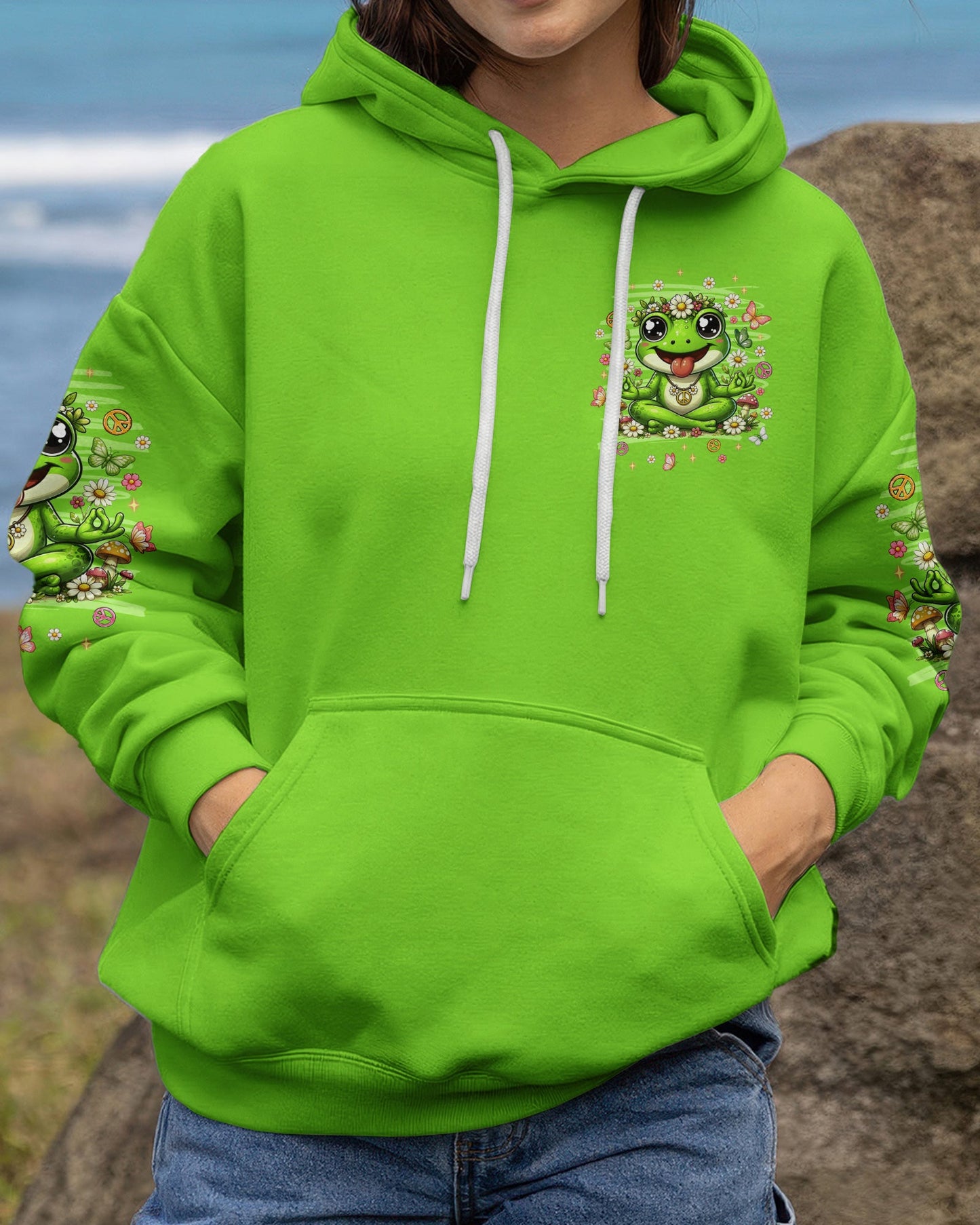 JUST BREATHE FROG  ALL OVER PRINT - TLNT2906261