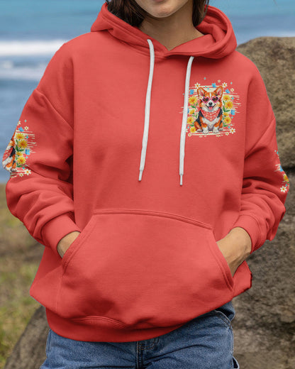 WHISPER WORDS OF WISDOM LET IT BE CORGI ALL OVER PRINT - TY0904262