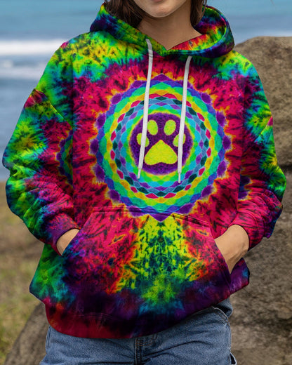 MANDALA PAW PRINT  SWIRL ALL OVER PRINT  - TLTW0304261