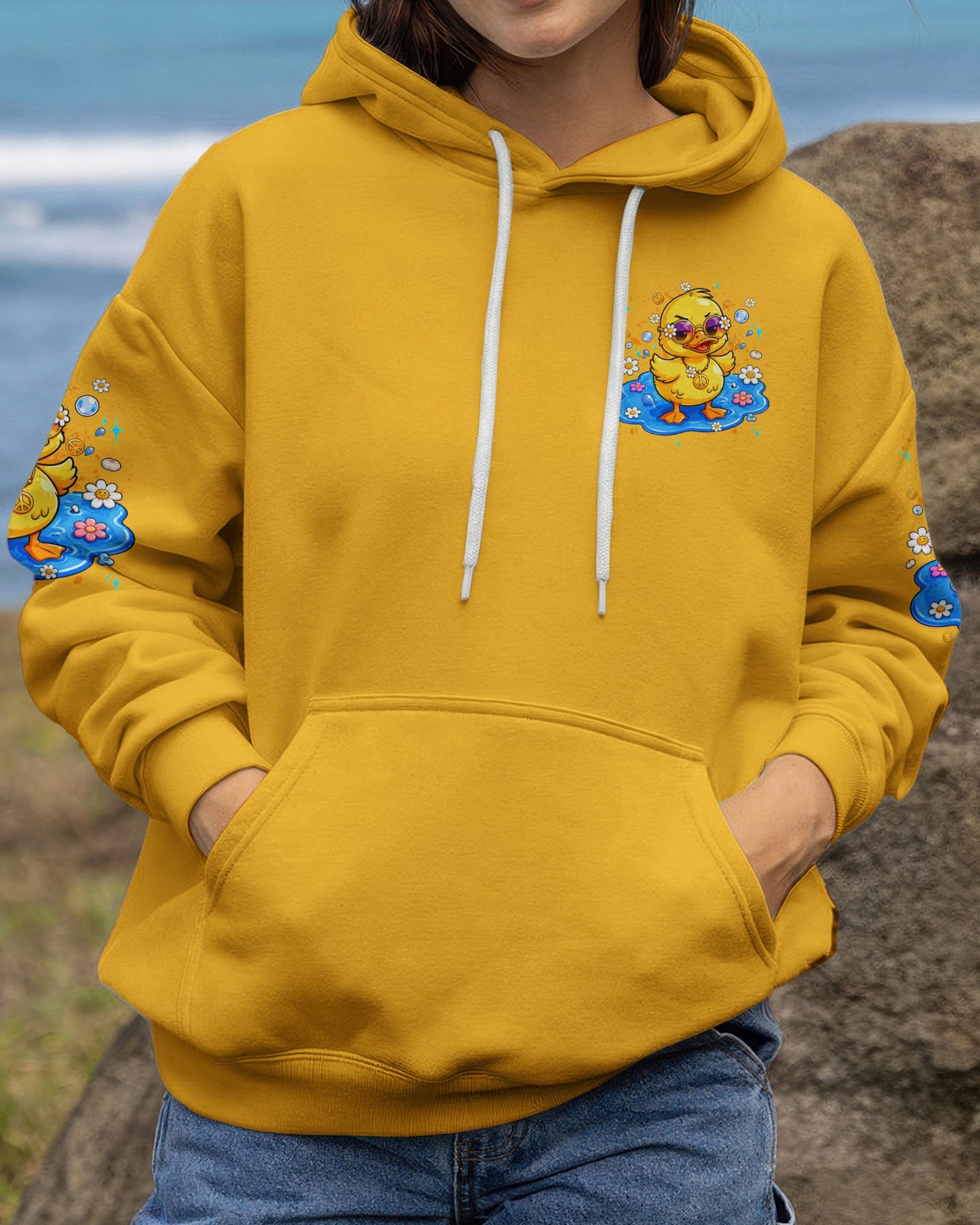 APPARENTLY I HAVE AN ATTITUDE WHO KNEW DUCK ALL OVER PRINT - TLTW2105263
