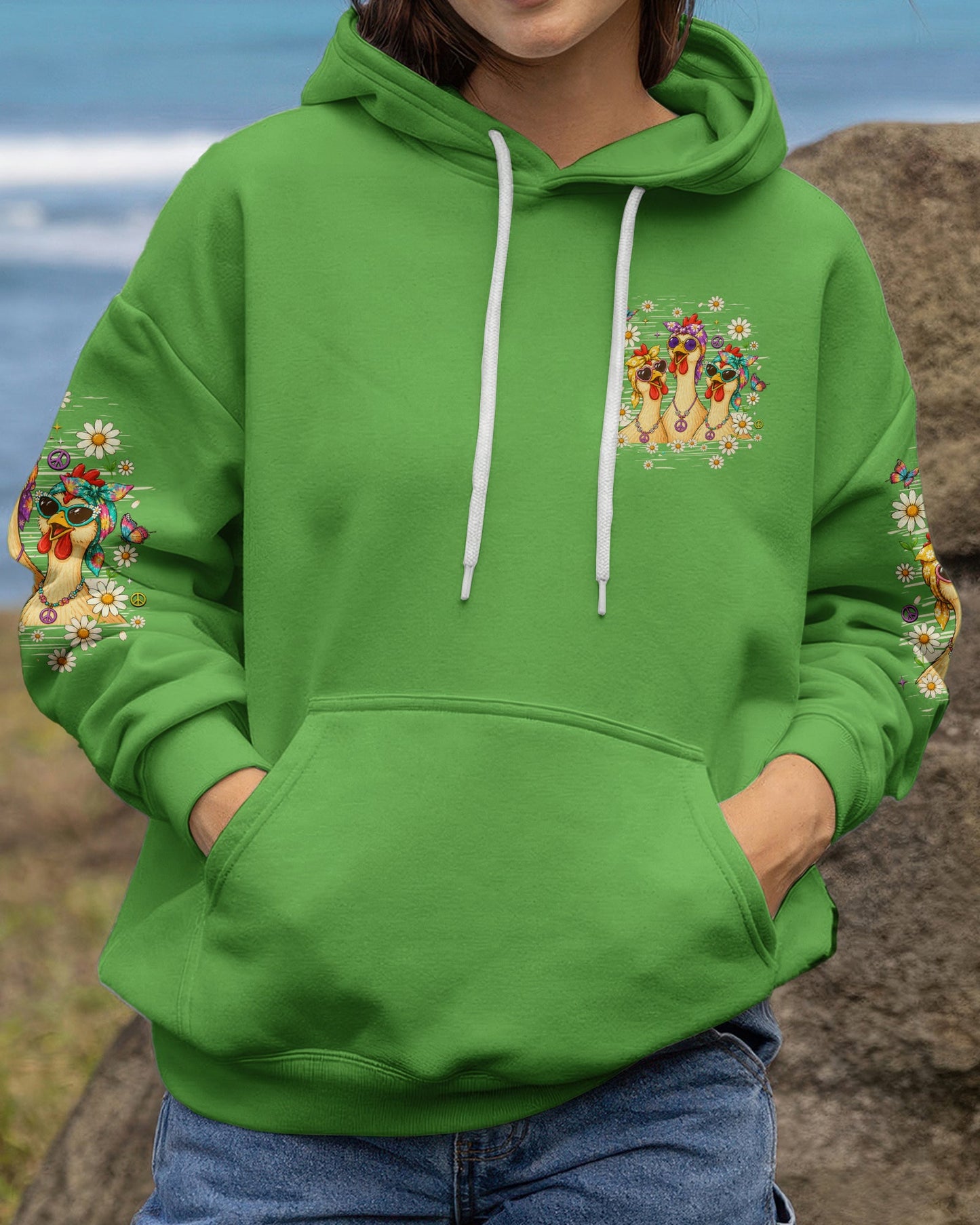 GOOD TIMES CRAZY FRIEND CHICKEN ALL OVER PRINT - TLHN0207261