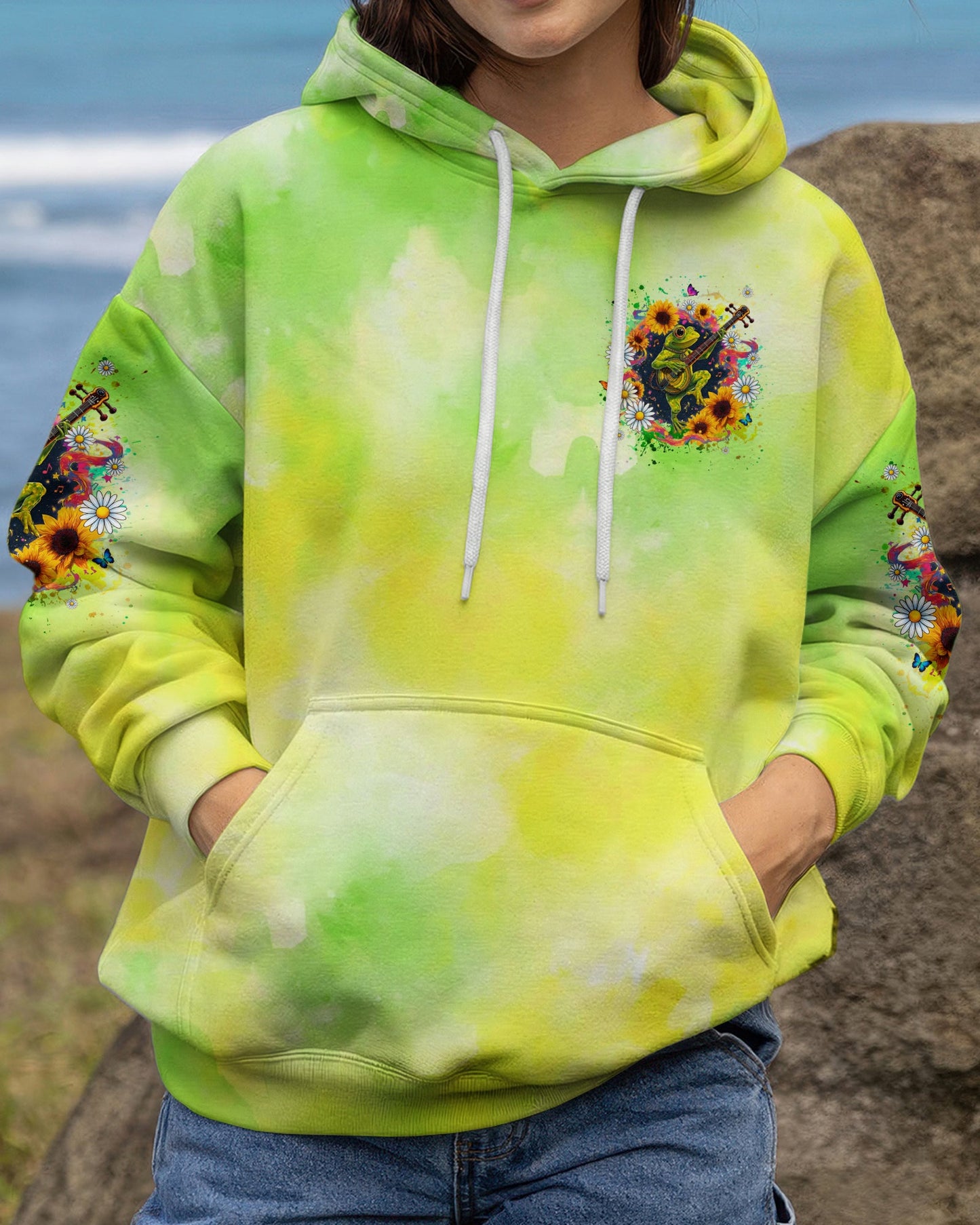 WHISPER WORDS OF WISDOM LET IT BE FROG ALL OVER PRINT - TYLN2606262