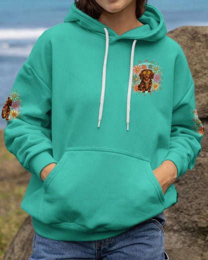 DON'T WORRY BE HAPPY DACHSHUND ALL OVER PRINT - TYQY1004261