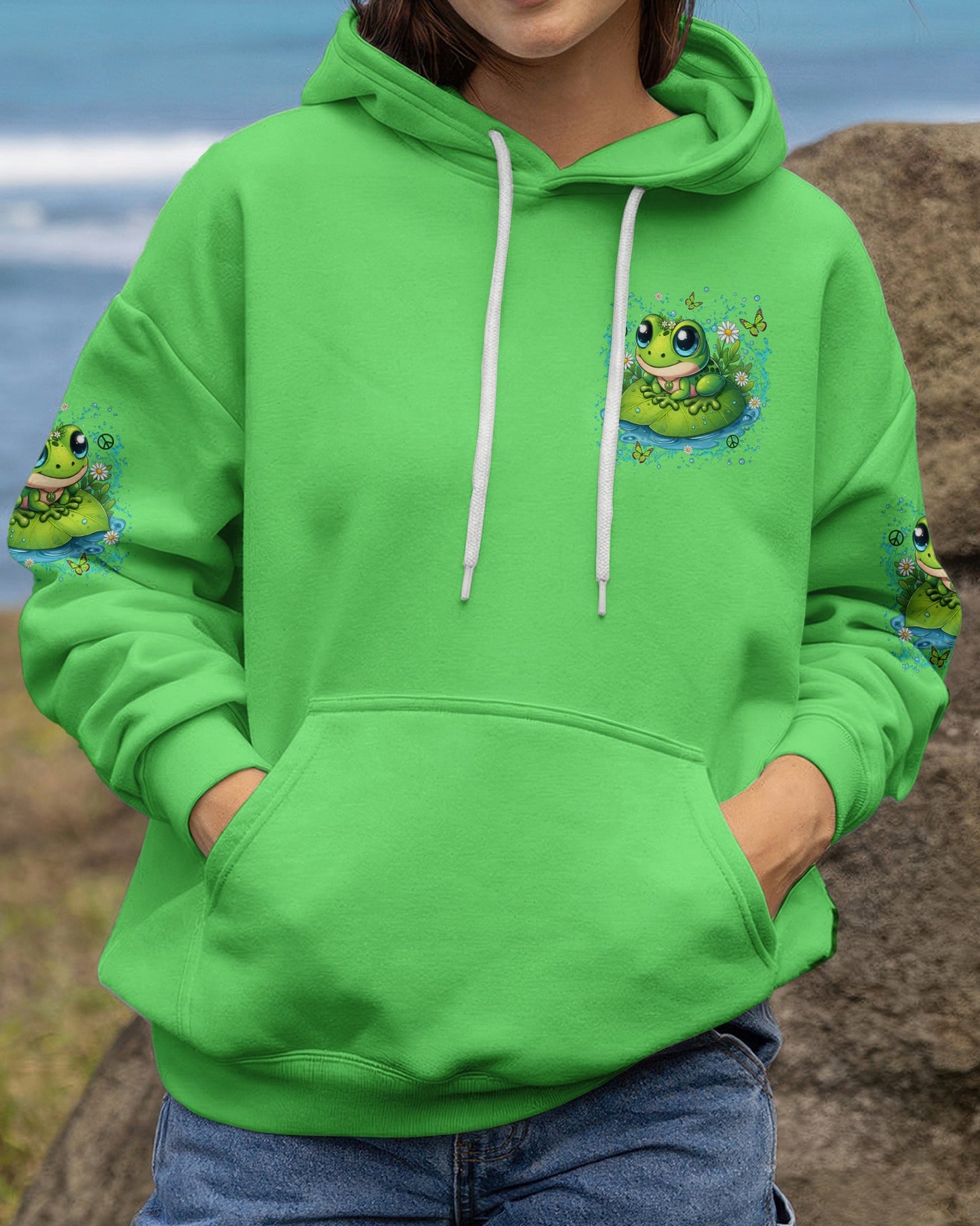 JUST BREATHE FROG ALL OVER PRINT - TYLN2705262