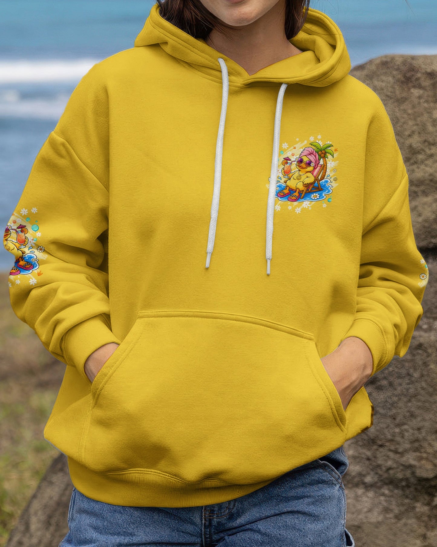 I WAS SIMPLY BORN TO DILLY DALLY DUCK ALL OVER PRINT - TLHG2005263