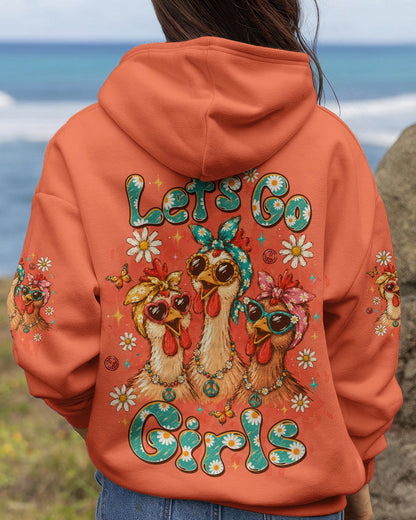 LET'S GO GIRLS CHICKEN ALL OVER PRINT - TLTW0107267