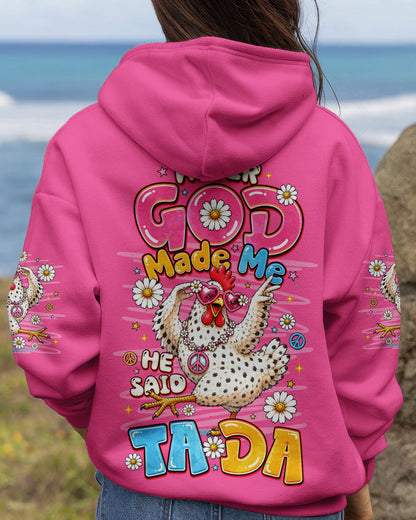 AFTER GOD MADE ME CHICKEN ALL OVER PRINT - TLNO2906261