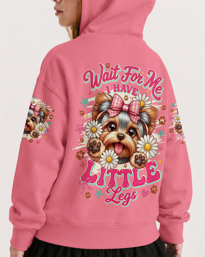 WAIT FOR ME I HAVE LITTLE LEGS YORKSHIRE TERRIER DOG KIDS ALL OVER PRINT - TYQY2805262