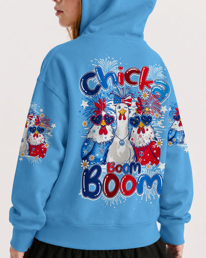 CHICKA BOOM BOOM HIPPIE CHICKEN KIDS ALL OVER PRINT - TY0406262