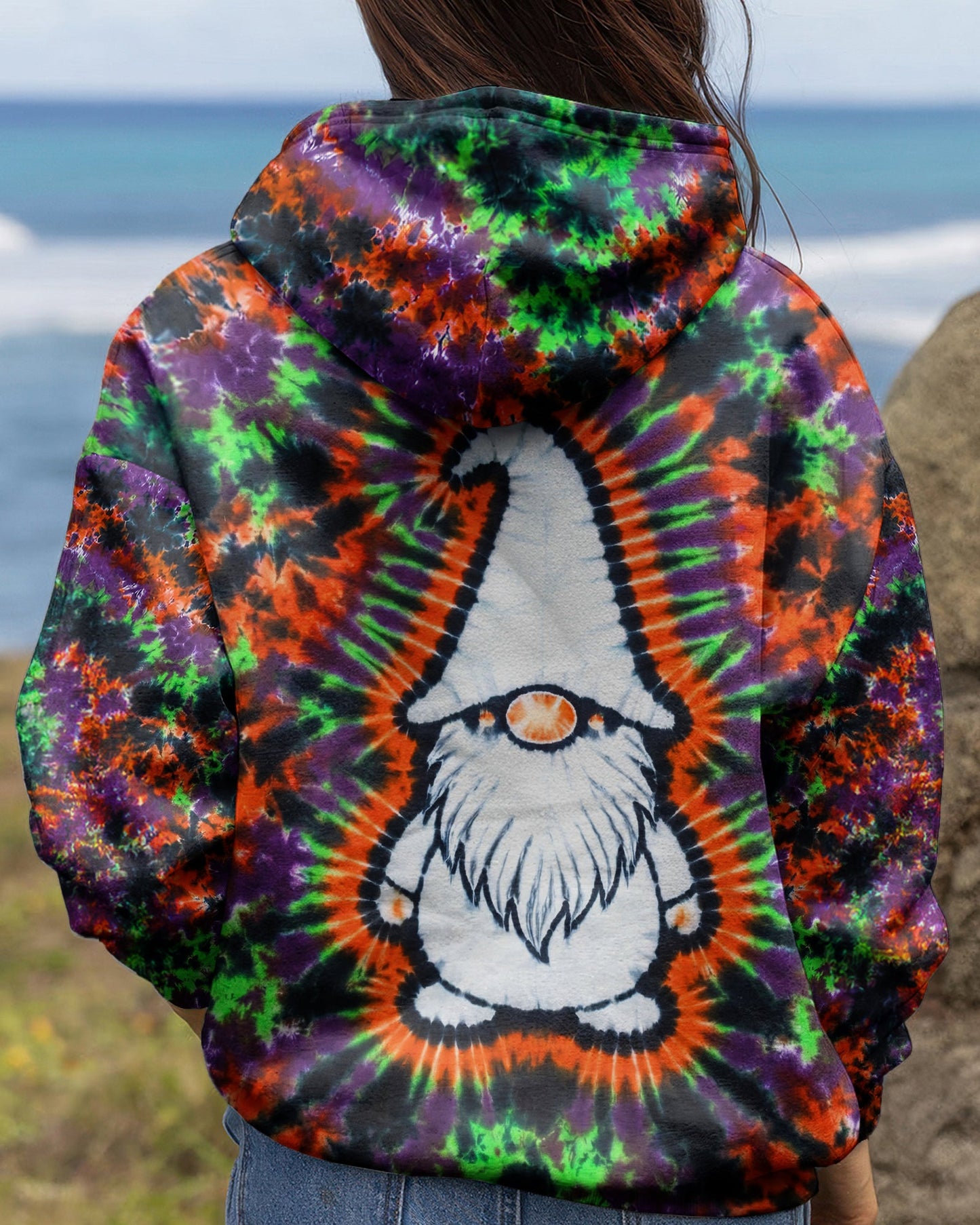 GNOME PURPLE ORANGE BURST ALL OVER PRINT - TLNT1706261