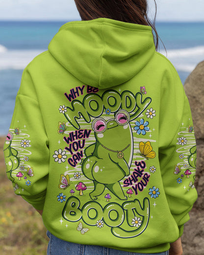 WHY BE MOODY FROG ALL OVER PRINT - TLNT1206263