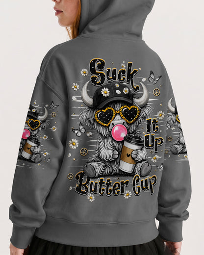 SUCK IT UP BUTTERCUP COW KIDS ALL OVER PRINT  - TLHN0806264