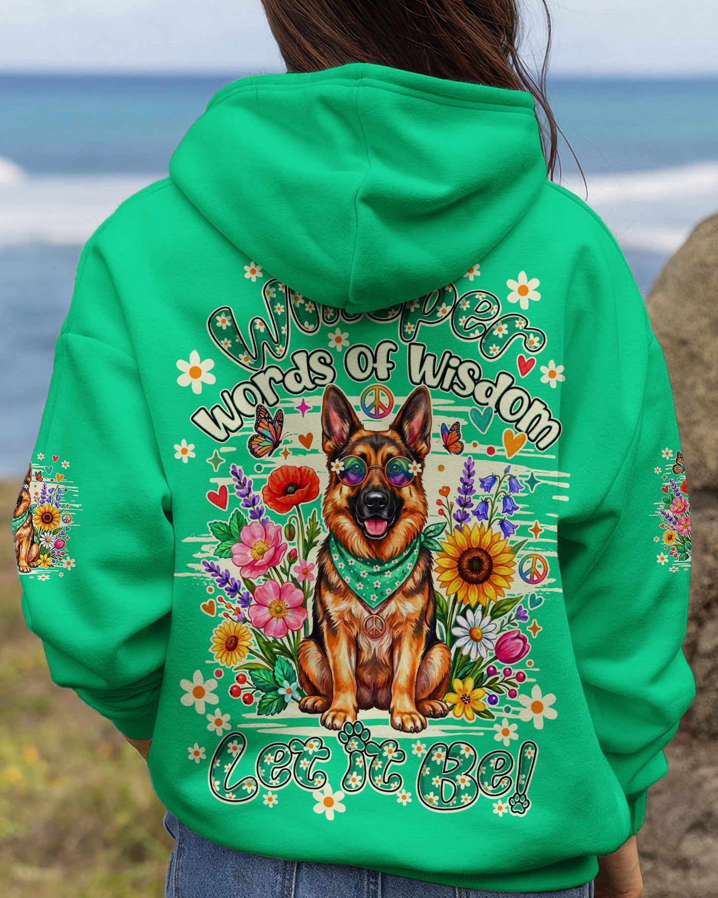 WHISPER WORDS OF WISDOM LET IT BE GERMAN SHEPHERD DOG ALL OVER PRINT - TY0805262