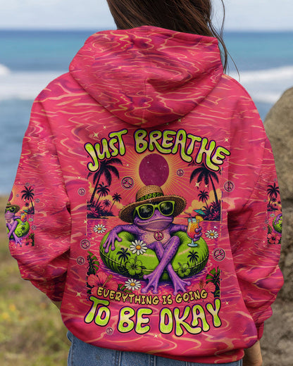 JUST BREATHE FROG ALL OVER PRINT - TYPQ0807261